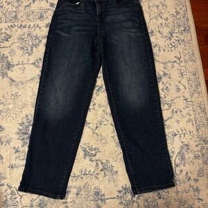 INC International Concepts Dark Blue Straight Leg Jeans
